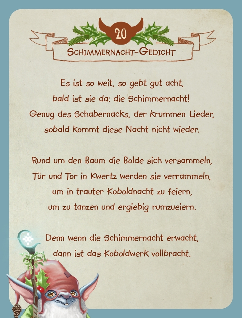 Weitere Ansicht: KoboldKroniken. Adventskalender | Daniel Bleckmann