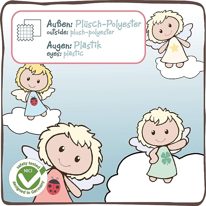 Weitere Ansicht: NICI - Schutzengel Ich pass auf dich auf weiß 7cm Schlüsselanhänger