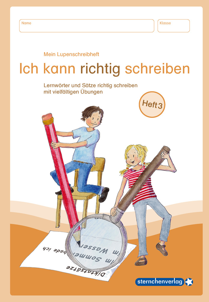 Weitere Ansicht: Mein Lupenschreibheft 1 bis 3 im Set - Ich kann richtig schreiben | Katrin Langhans, sternchenverlag GmbH