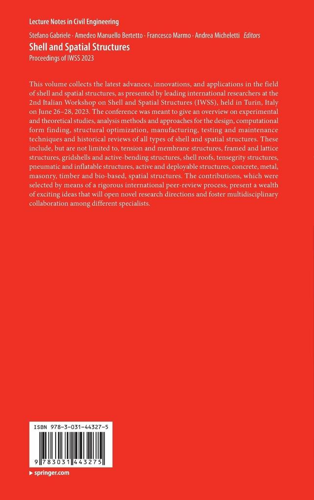 Weitere Ansicht: Shell and Spatial Structures
