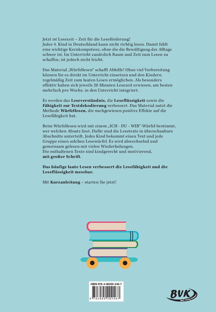 Weitere Ansicht: Würfellesen - 3. Klasse | Sabrina Grün