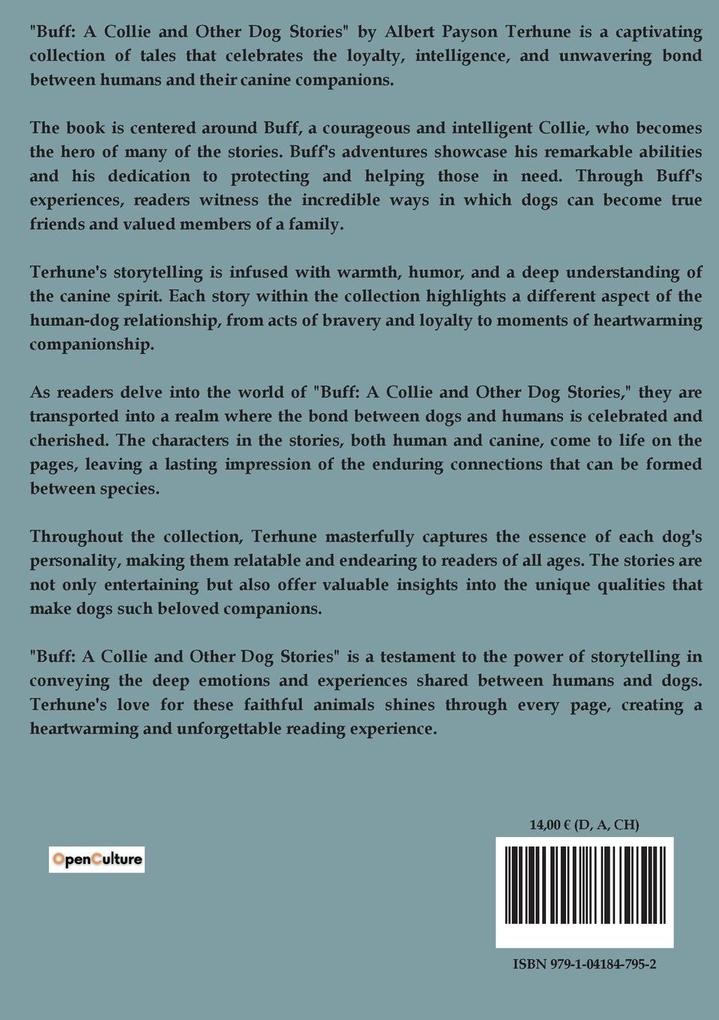 Weitere Ansicht: Buff A Collie and other dog stories | Albert Payson Terhune