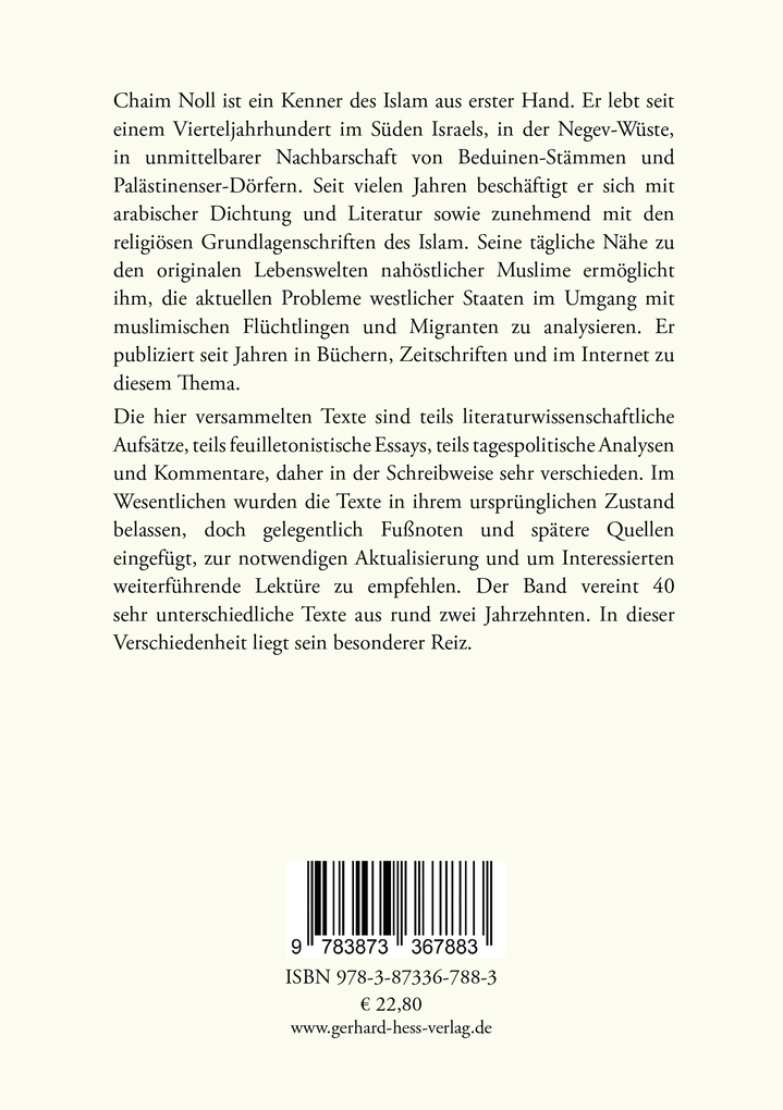 Weitere Ansicht: Scharia und Smartphone | Chaim Noll