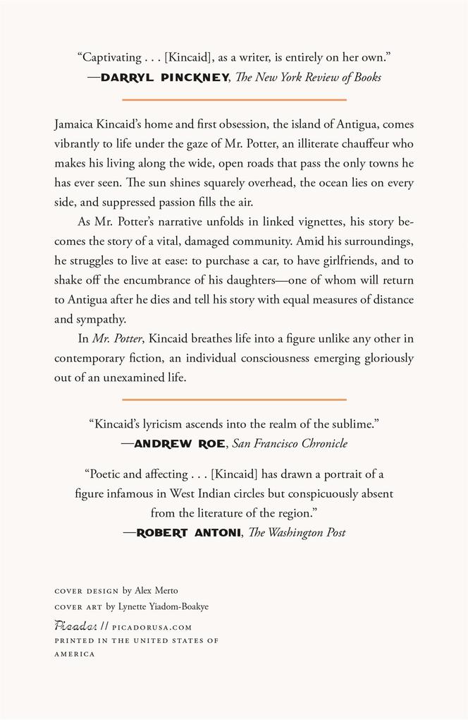 Weitere Ansicht: Mr. Potter | Jamaica Kincaid