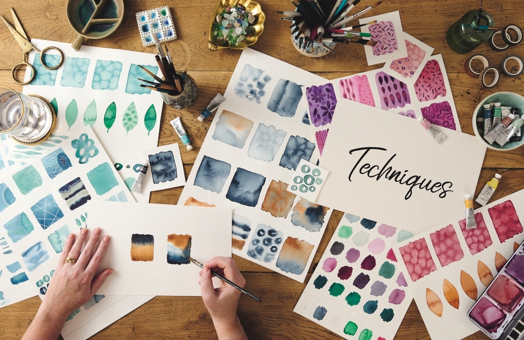 Weitere Ansicht: Creative Abstract Watercolor | Kate Rebecca Leach