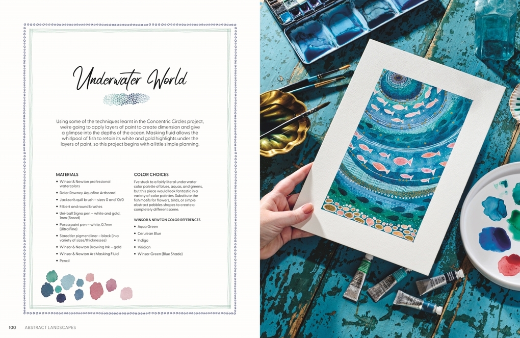 Weitere Ansicht: Creative Abstract Watercolor | Kate Rebecca Leach