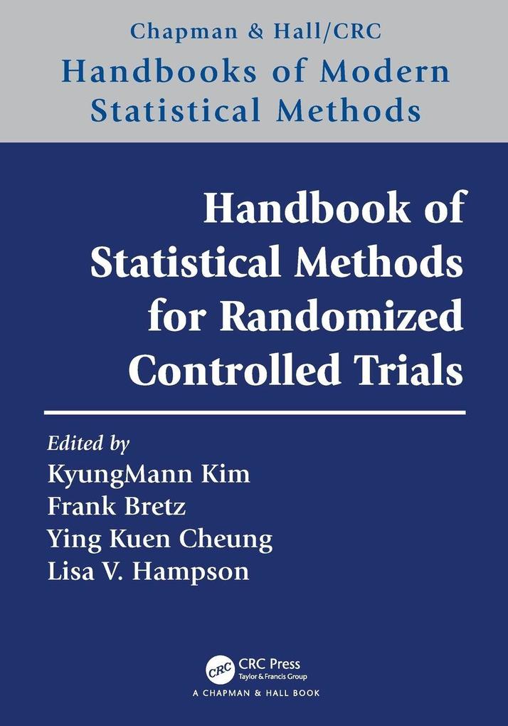 Produktbild: Handbook of Statistical Methods for Randomized Controlled Trials