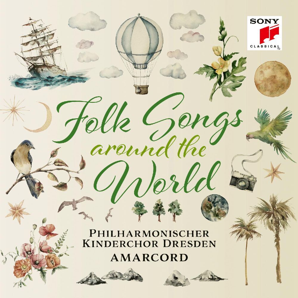 Produktbild: Folk Songs - Around the World, 1 Audio-CD | Amarcord