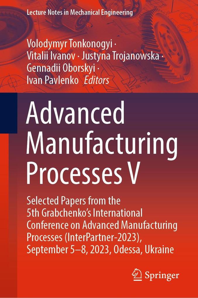 Produktbild: Advanced Manufacturing Processes V