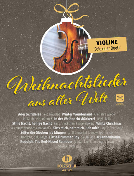Produktbild: Weihnachtslieder aus aller Welt - Violine | Uwe Sieblitz