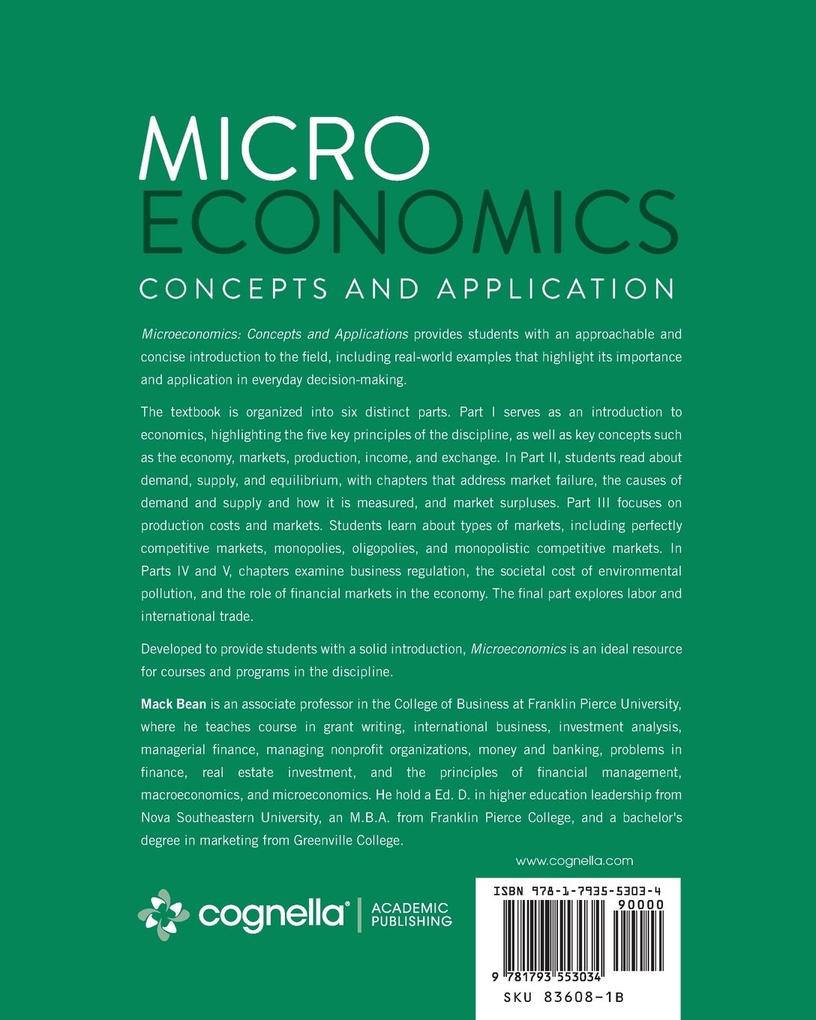 Weitere Ansicht: Microeconomics | Mack Bean