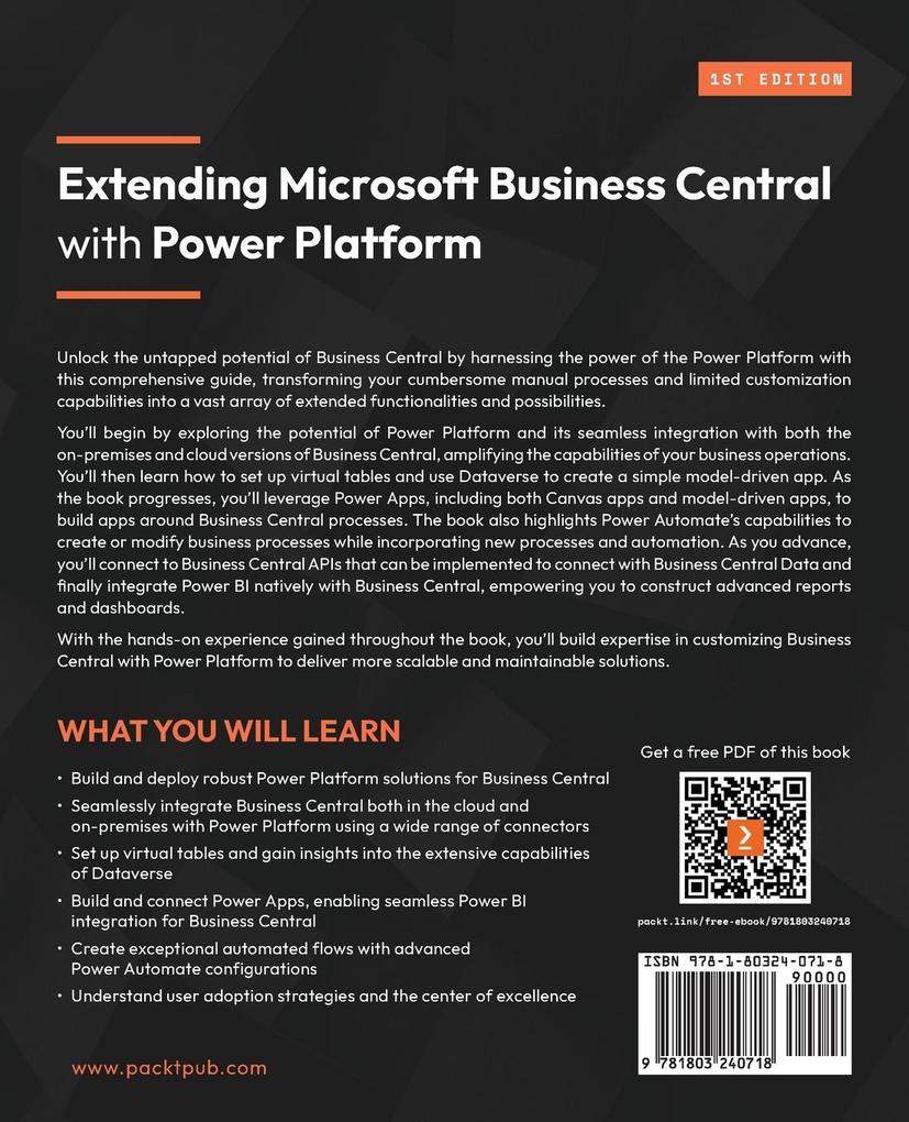 Weitere Ansicht: Extending Microsoft Business Central with Power Platform | Kim Congleton, Shawn Sissenwein