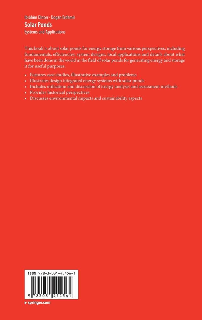 Weitere Ansicht: Solar Ponds | Ibrahim Dincer, Dogan Erdemir