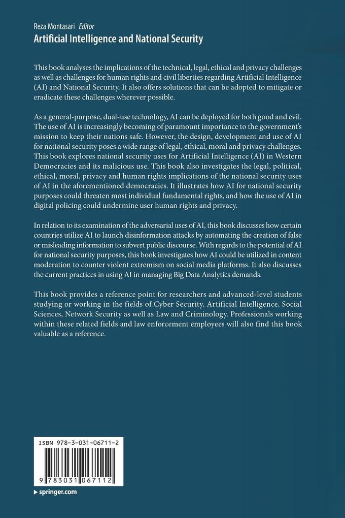 Weitere Ansicht: Artificial Intelligence and National Security