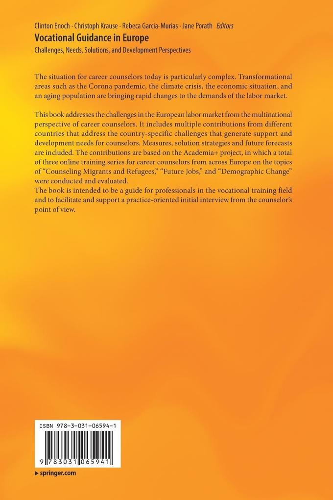 Weitere Ansicht: Vocational Guidance in Europe