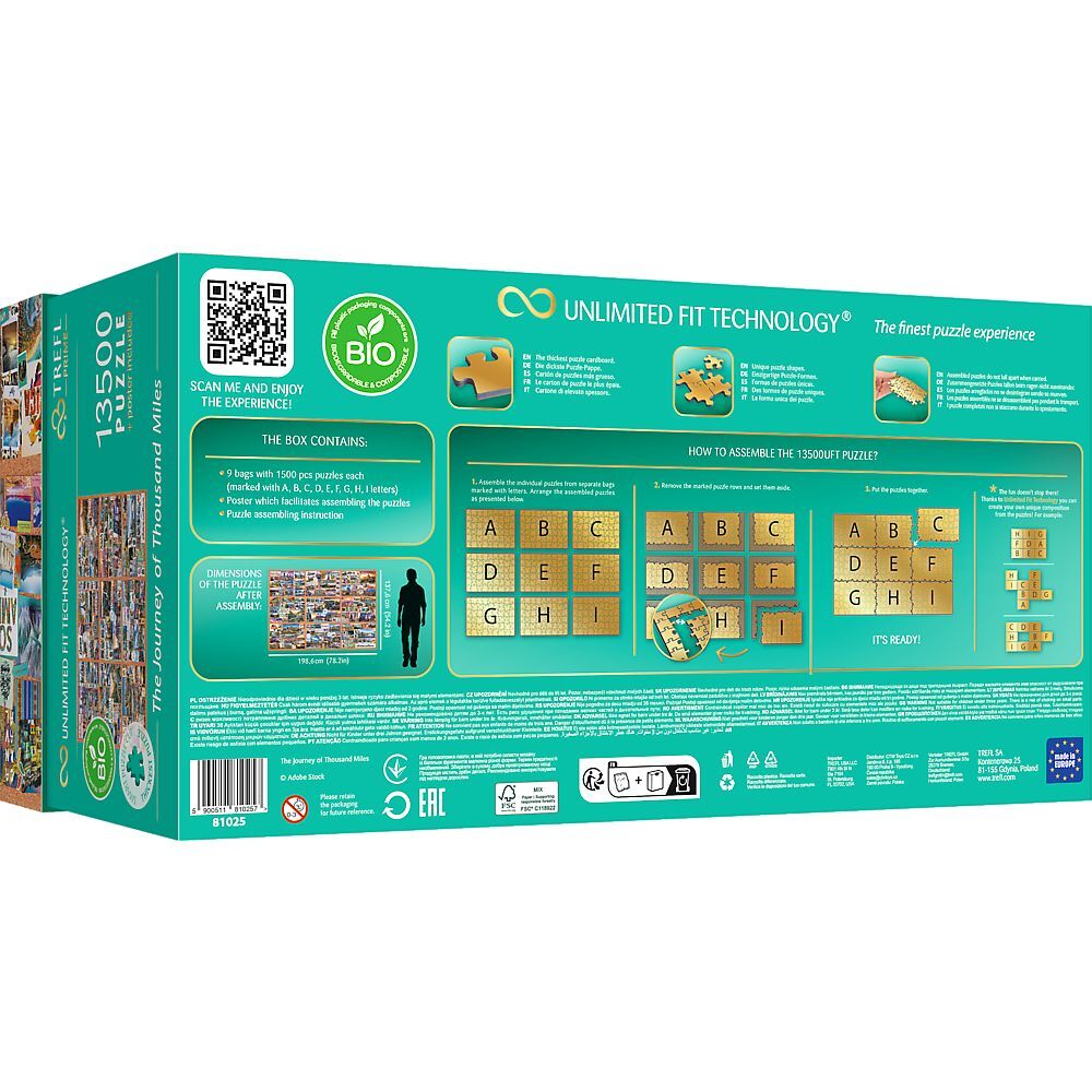 Weitere Ansicht: UFT Puzzle 13500 - Reise von tausend Meilen