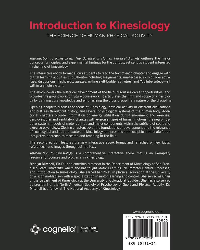Weitere Ansicht: Introduction to Kinesiology | Marilyn Mitchell