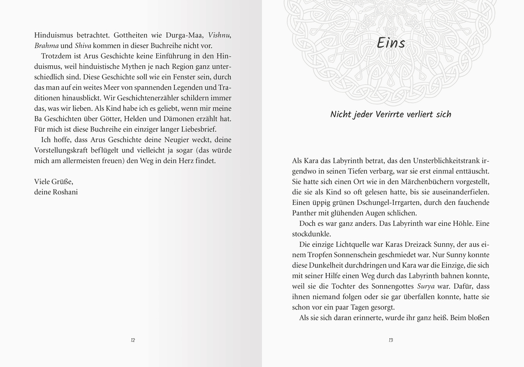 Weitere Ansicht: Aru gegen die Götter, Band 5 - Der Trank der Unsterblichkeit | Roshani Chokshi