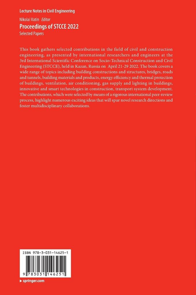 Weitere Ansicht: Proceedings of STCCE 2022