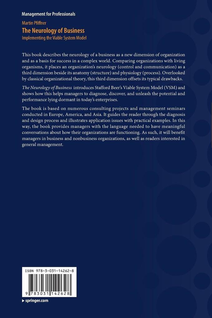 Weitere Ansicht: The Neurology of Business | Martin Pfiffner