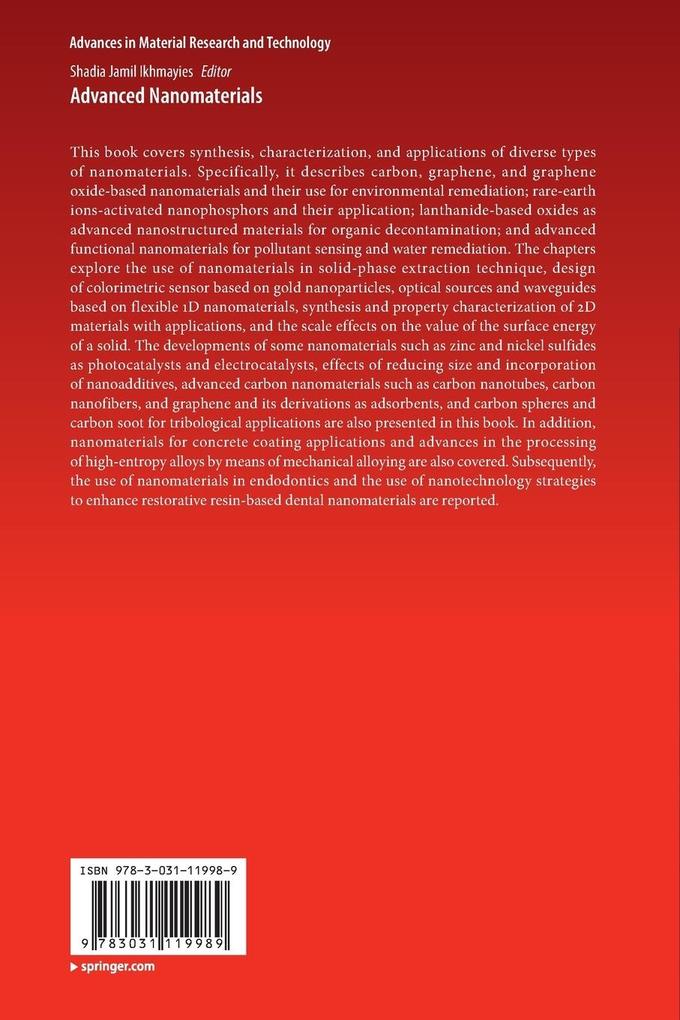 Weitere Ansicht: Advanced Nanomaterials
