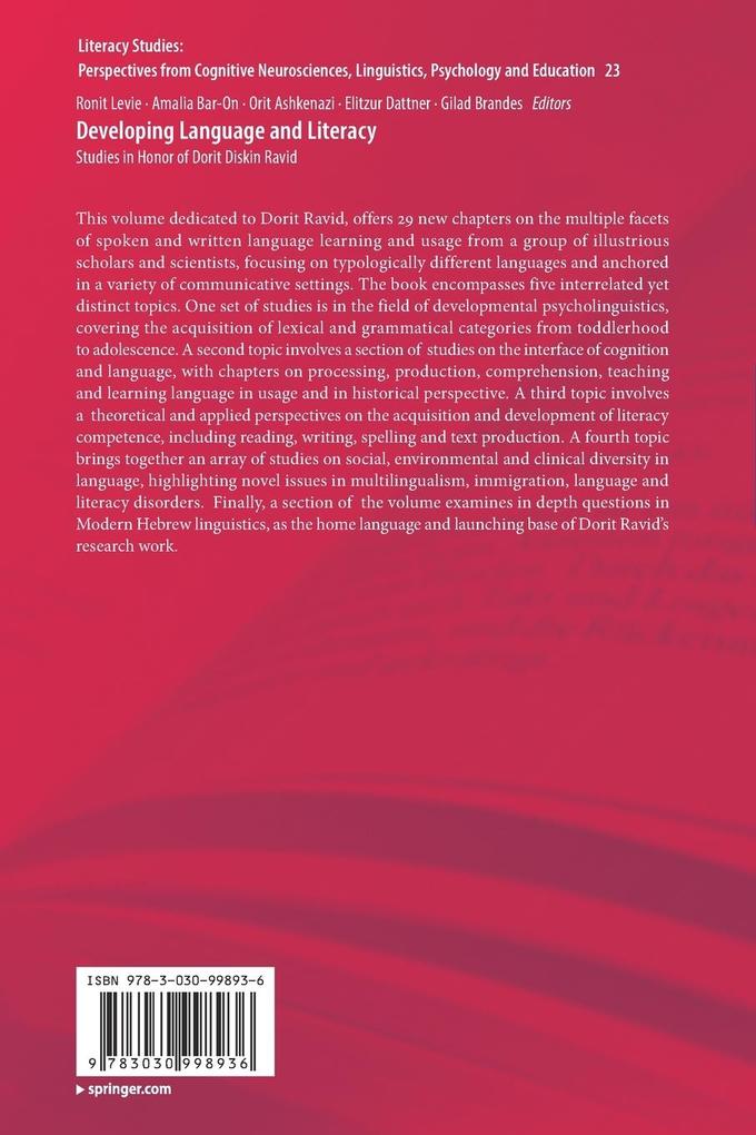 Weitere Ansicht: Developing Language and Literacy