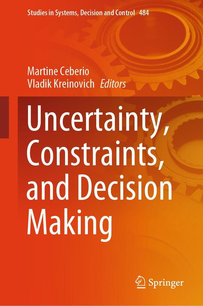 Produktbild: Uncertainty, Constraints, and Decision Making