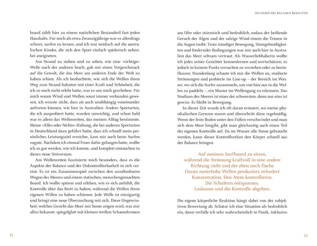 Weitere Ansicht: Das Meer, die Welle und ich | Mayla Wedekind