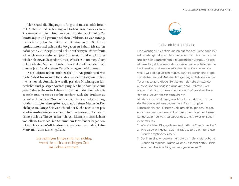 Weitere Ansicht: Das Meer, die Welle und ich | Mayla Wedekind