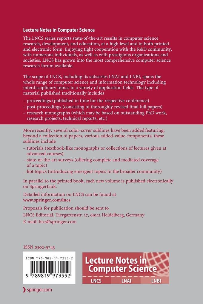 Weitere Ansicht: Information and Communications Security