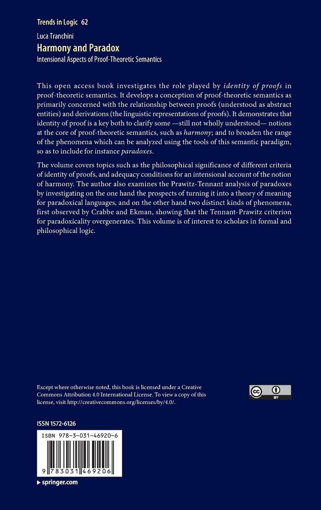 Weitere Ansicht: Harmony and Paradox | Luca Tranchini