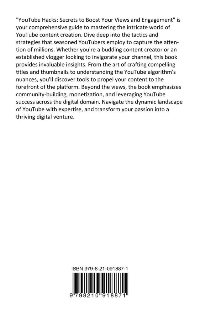 Weitere Ansicht: YouTube Hacks | B. Vincent