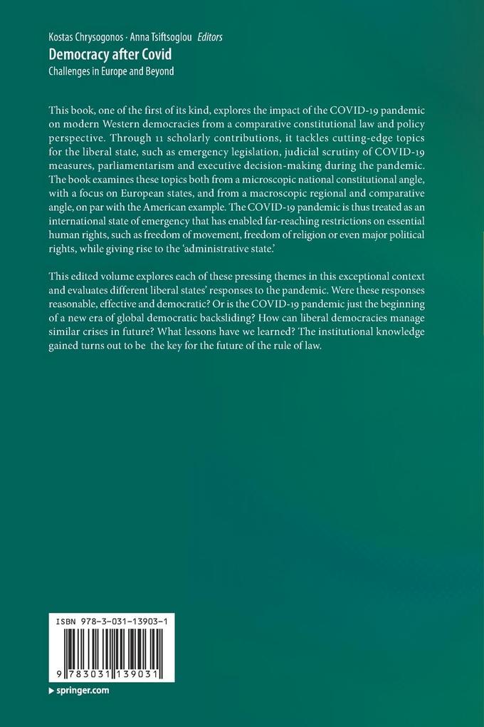 Weitere Ansicht: Democracy after Covid