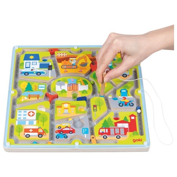 Weitere Ansicht: Magnetlabyrinth Kleine Stadt