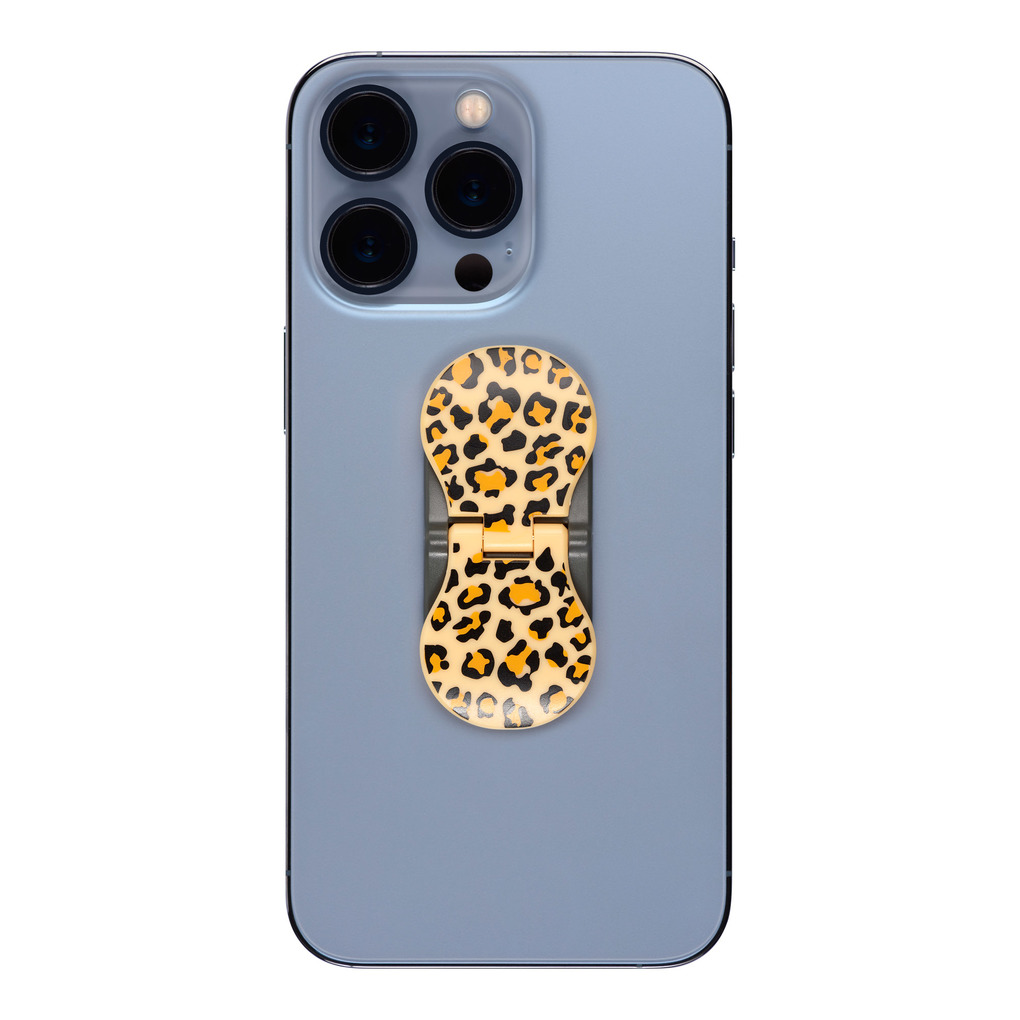Weitere Ansicht: zipgrips Leopard - 2 in 1 Handy-Griff & Aufsteller - Sicherer Griff - Halter für Smartphones - Perfe