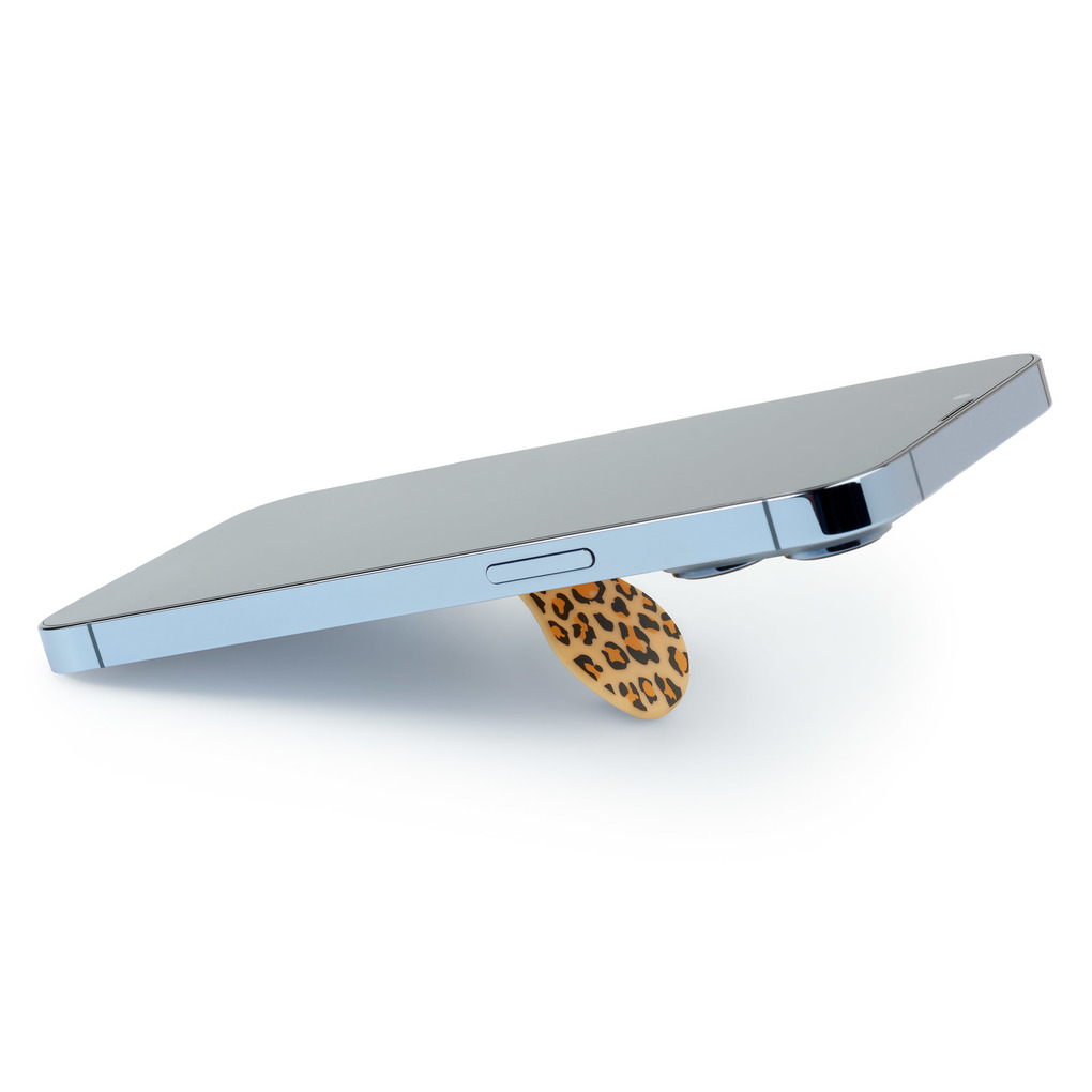 Weitere Ansicht: zipgrips Leopard - 2 in 1 Handy-Griff & Aufsteller - Sicherer Griff - Halter für Smartphones - Perfe