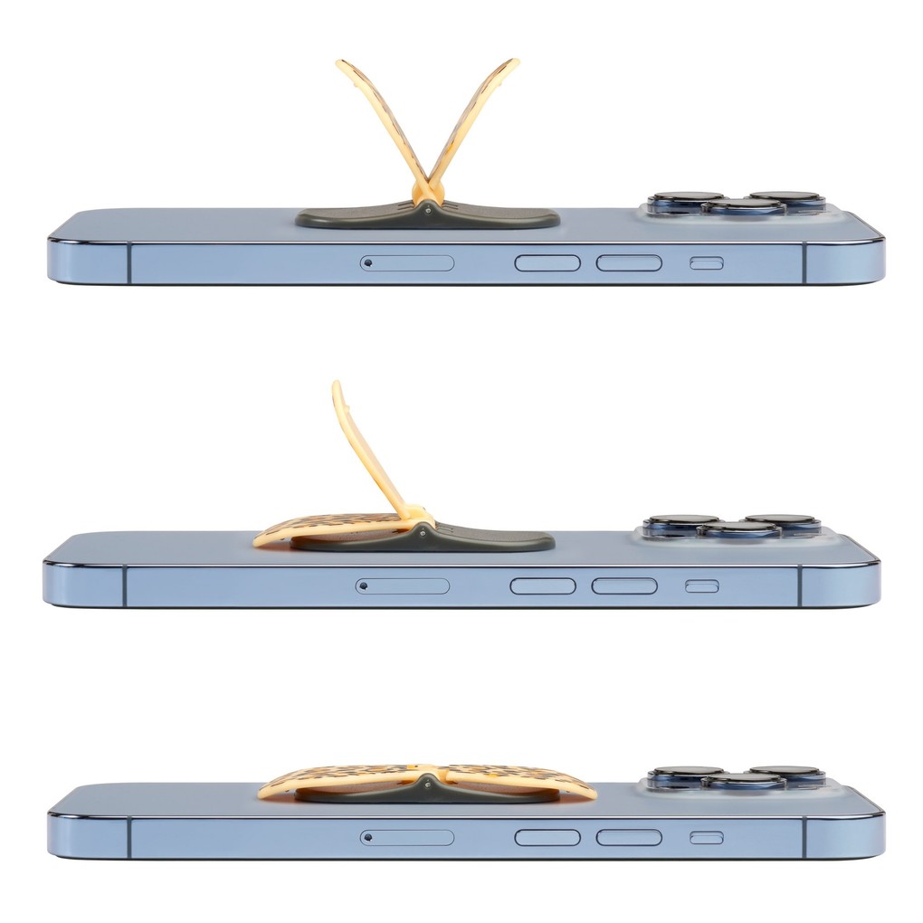 Weitere Ansicht: zipgrips Leopard - 2 in 1 Handy-Griff & Aufsteller - Sicherer Griff - Halter für Smartphones - Perfe