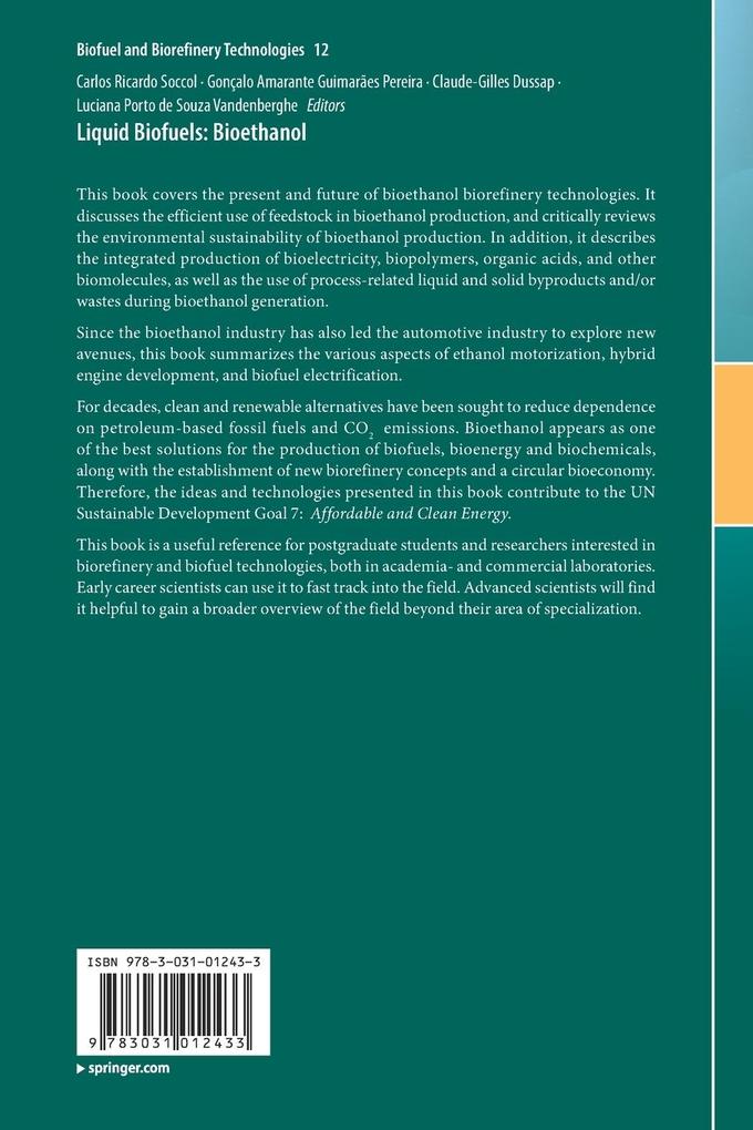 Weitere Ansicht: Liquid Biofuels: Bioethanol