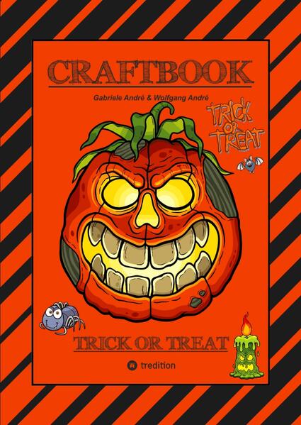 Produktbild: CRAFTBOOK - 100 SEITEN GESPENSTISCHES HALLOWEEN - GEISTERSPIEL - RÄTSEL - GRUSELIGE MOTIVE - DIA DE MUERTOS | Gabriele André, Wolfgang André
