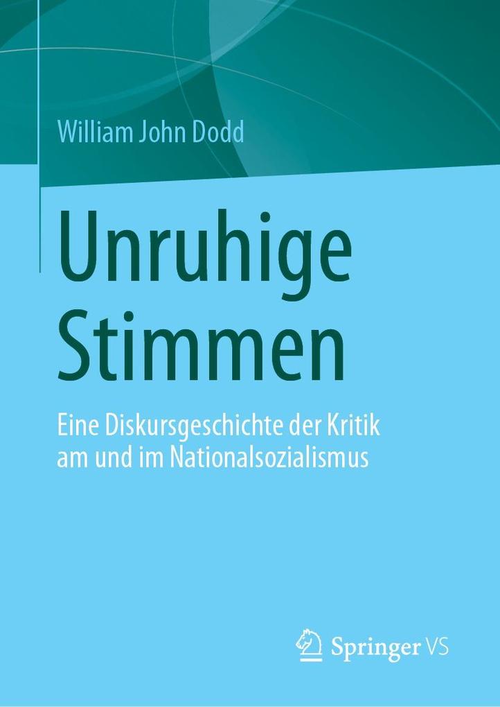 Produktbild: Unruhige Stimmen | William John Dodd