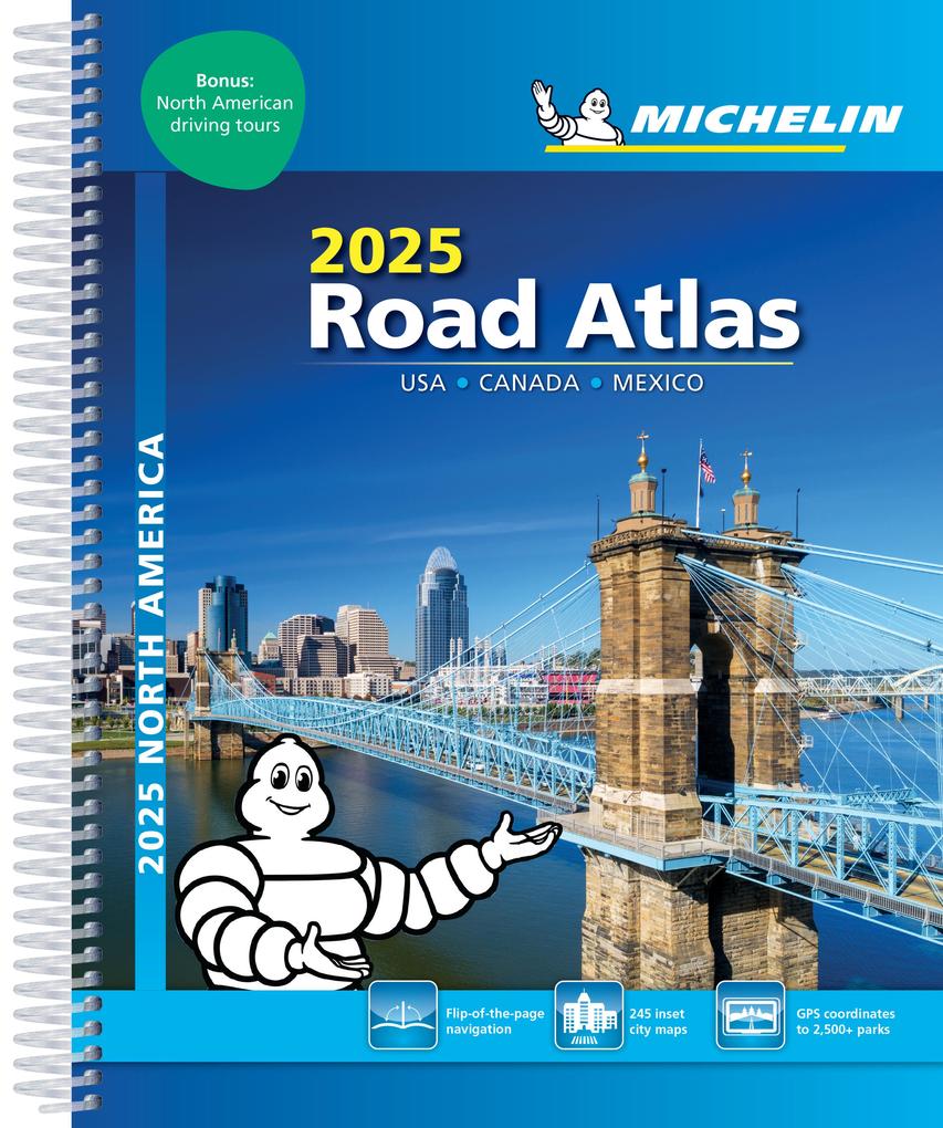Produktbild: Michelin North America Road Atlas 2025 | Michelin