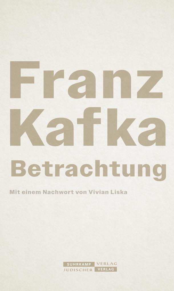 Produktbild: Betrachtung | Franz Kafka