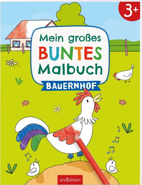 Produktbild: Mein großes buntes Malbuch - Bauernhof