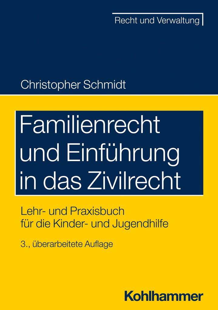 Produktbild: Familienrecht und Einführung in das Zivilrecht | Christopher Schmidt