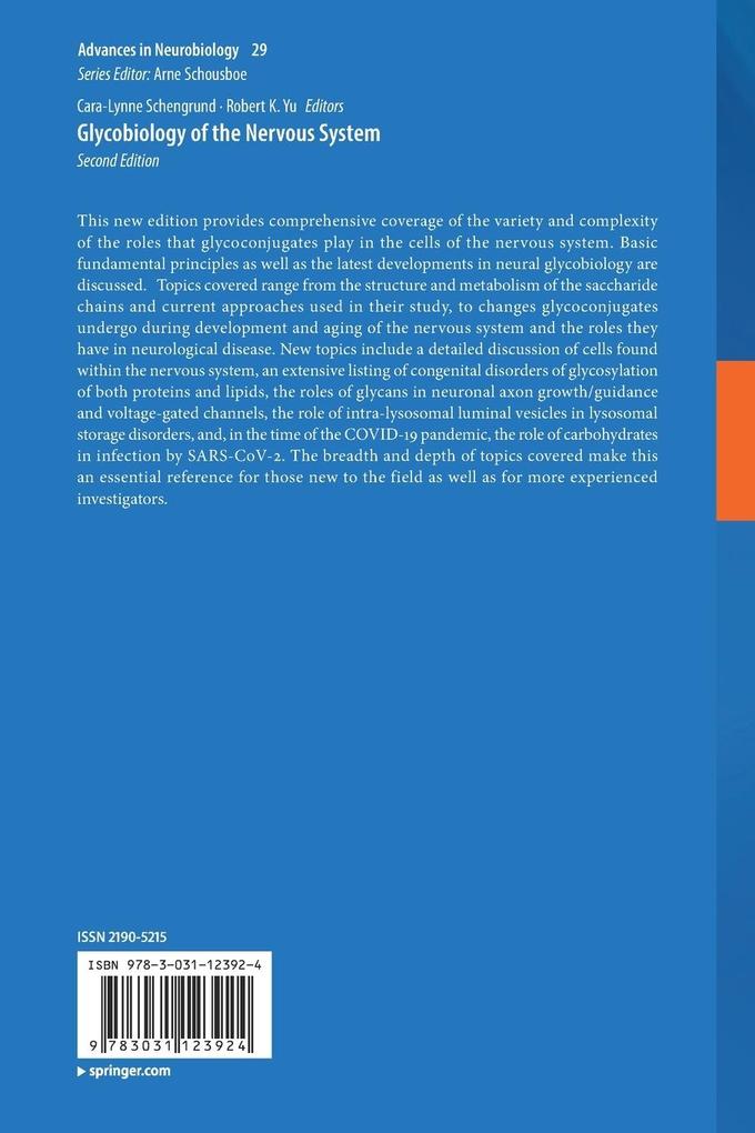 Weitere Ansicht: Glycobiology of the Nervous System