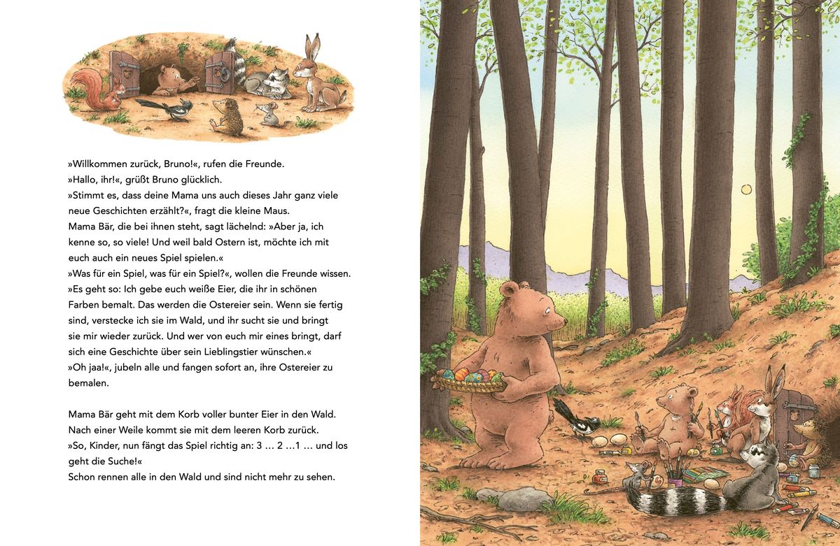 Weitere Ansicht: Bruno - Bärige Ostern: eine warmherzige Vorlesegeschichte zu Ostern! | Serena Romanelli