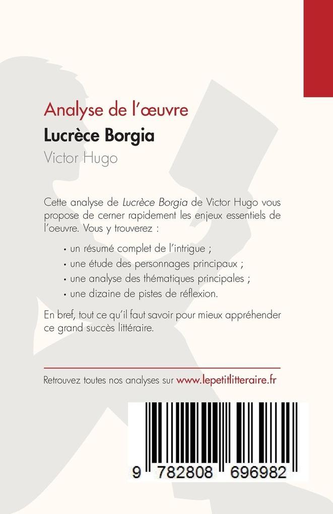 Weitere Ansicht: Lucrèce Borgia de Victor Hugo (Fiche de lecture) | Lucile Lhoste