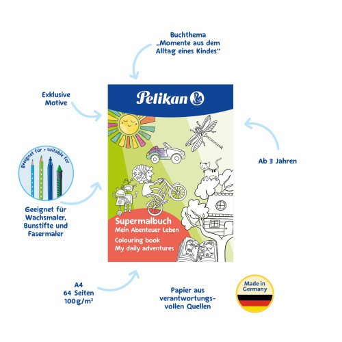 Weitere Ansicht: Pelikan Supermalbuch A4, 64 Seiten