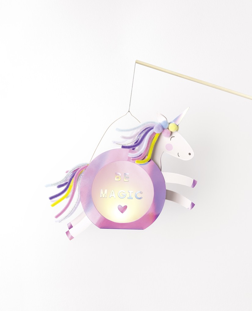 Weitere Ansicht: Folia Laternen-Bastelset Sweet Rainbow