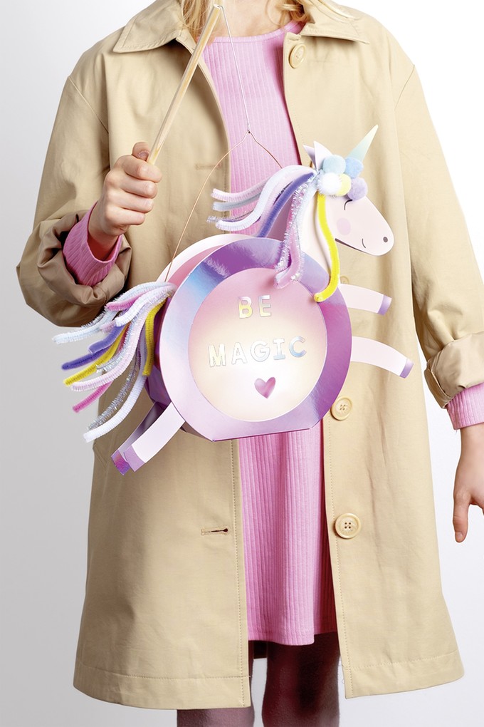 Weitere Ansicht: Folia Laternen-Bastelset Sweet Rainbow